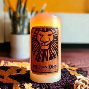 NWOT. 🕯Broadway The Lion King Flameless Candle